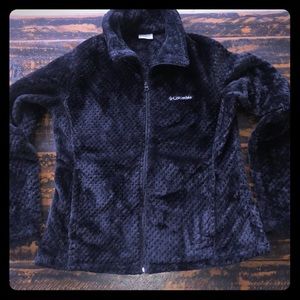 Women’s Columbia sherpa black jacket size medium